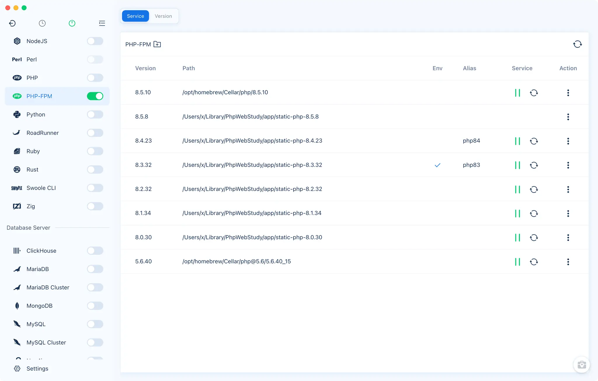 Screenshot 2 of FlyEnv