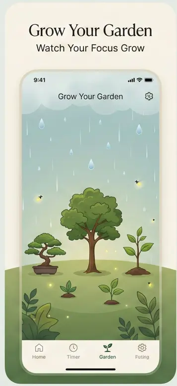 Screenshot 1 of Sage - Pomodoro Focus Timer