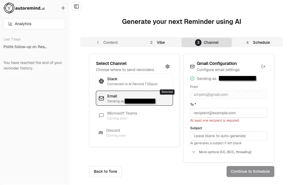 Screenshot 3 of autoremind.ai