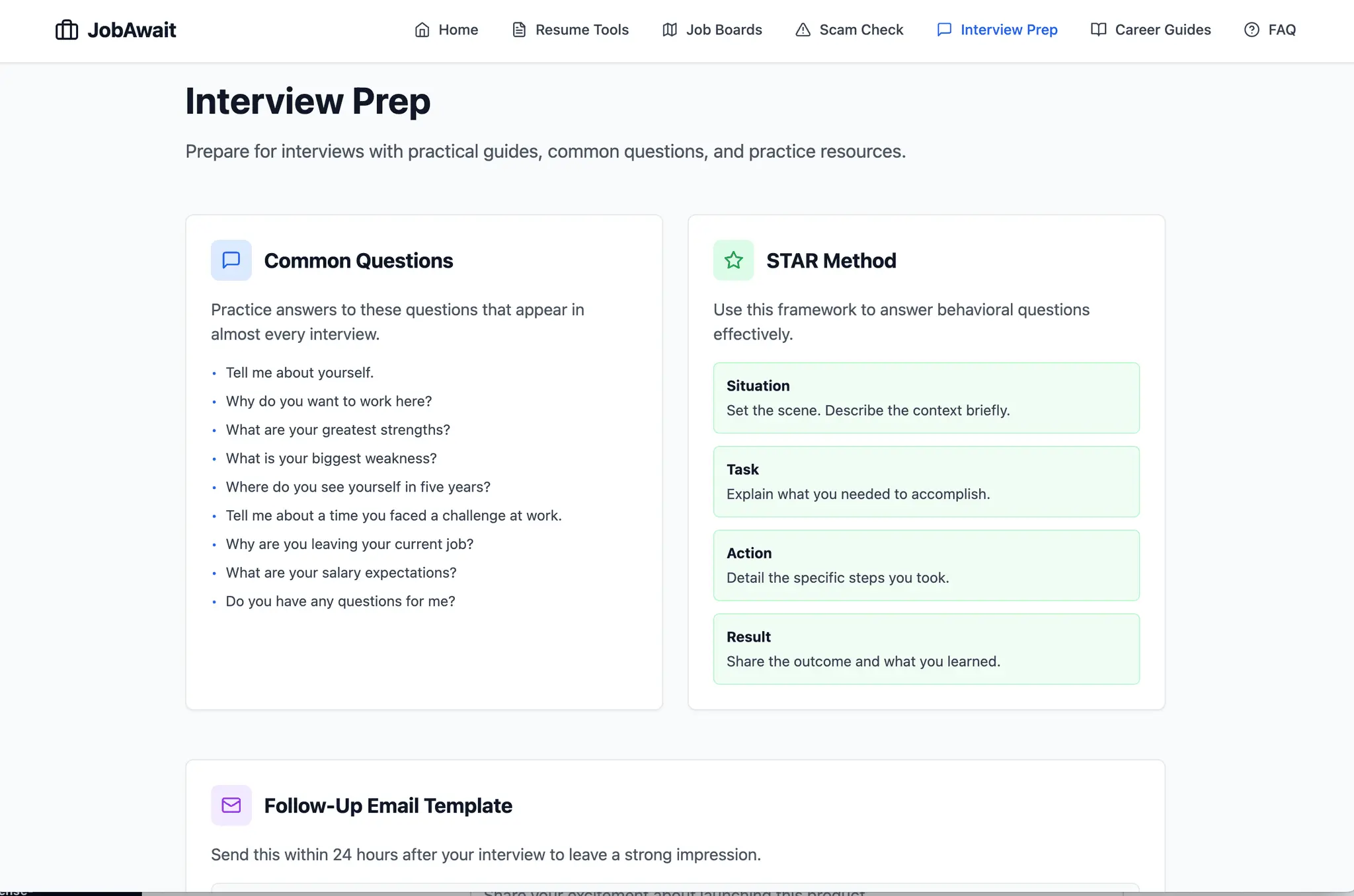 Screenshot 2 of JobAwait