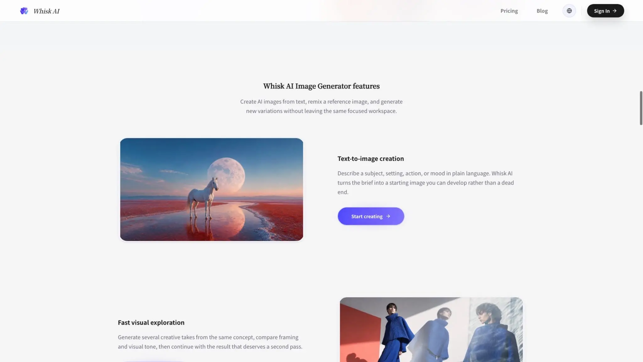 Screenshot 2 of Whisk AI