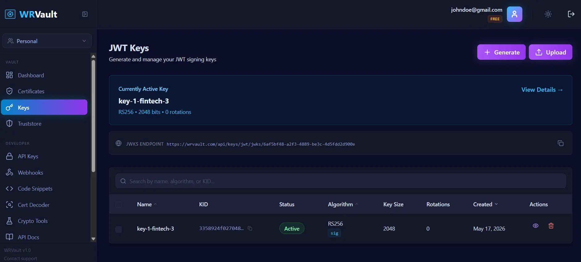 Screenshot 4 of WRVault