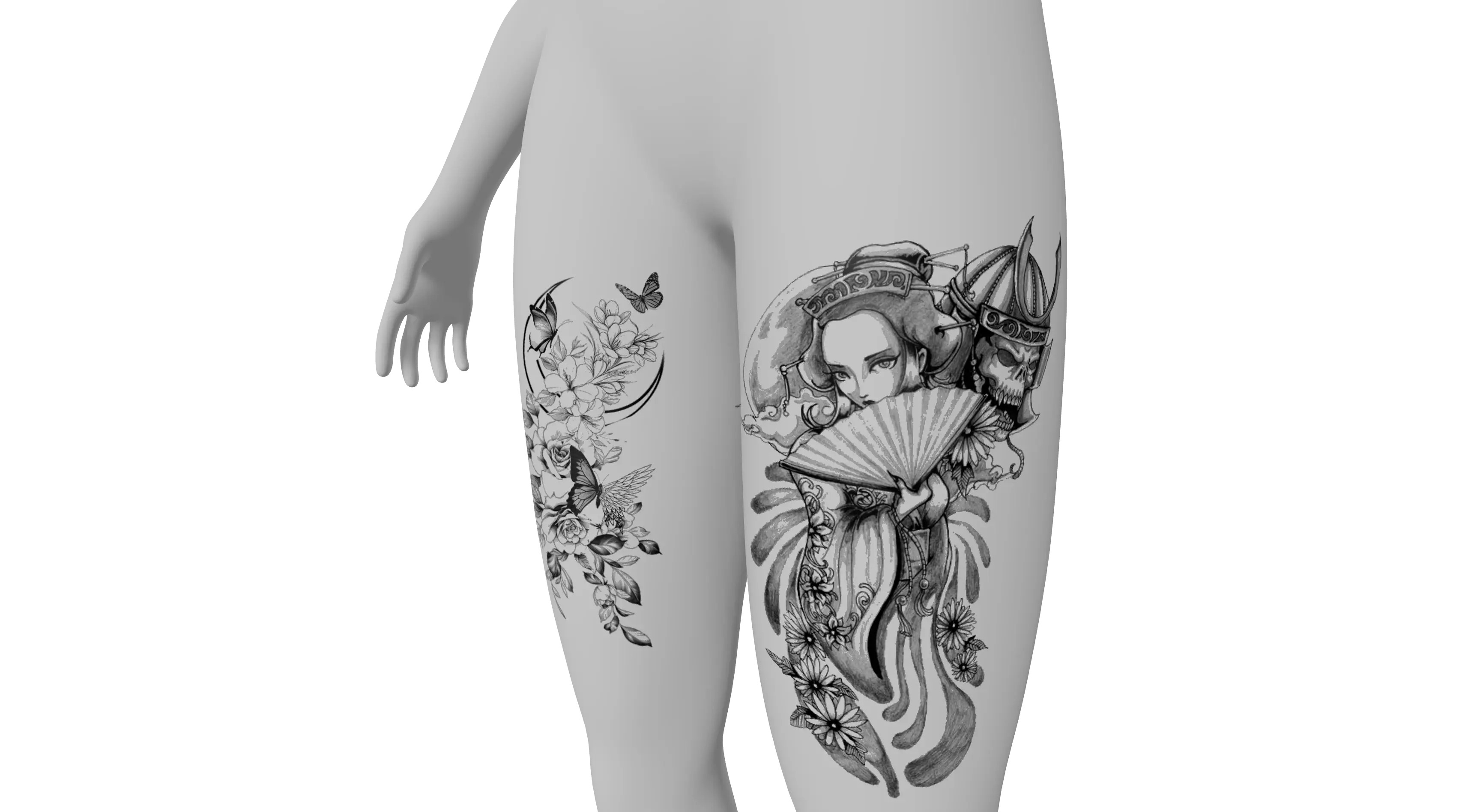 Screenshot 2 of https://trytattoo3d.com/