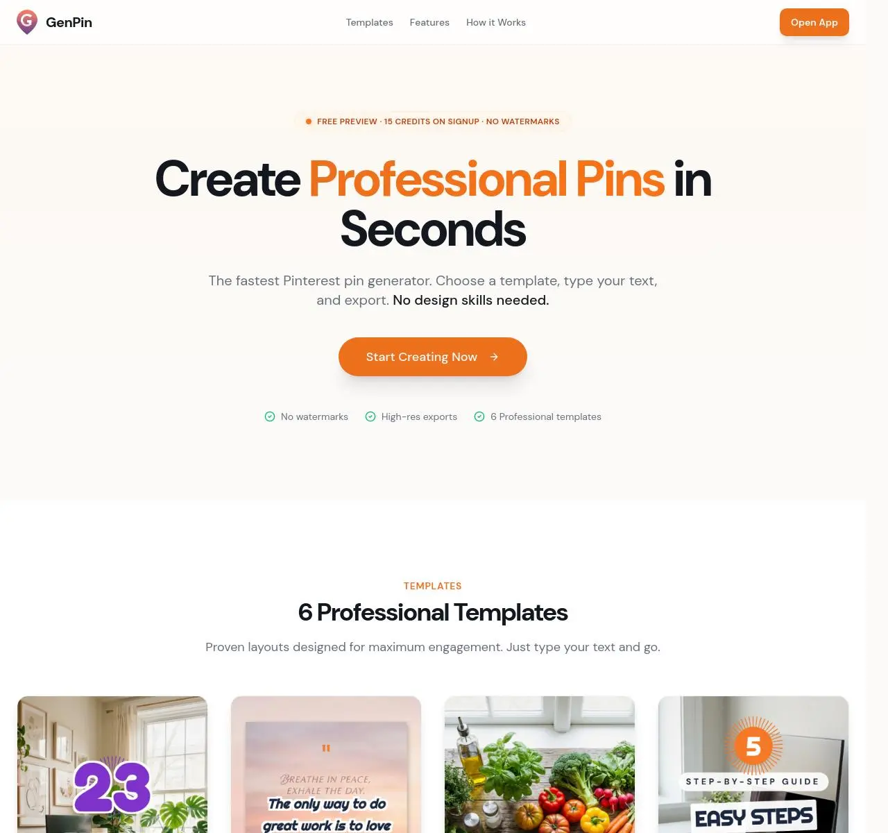 Screenshot 2 of GenPin — Pinterest Pin Generator