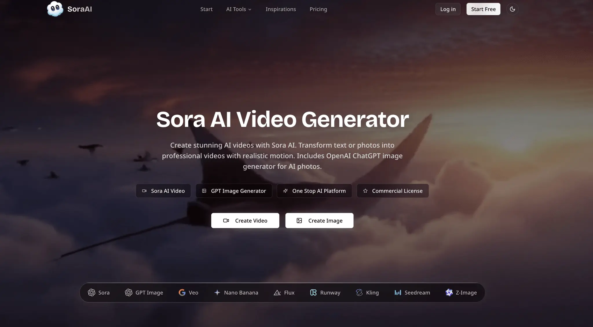 Screenshot 1 of Sora AI Video Generator