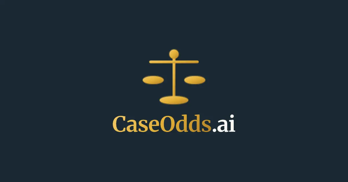 Screenshot 1 of CaseOdds.ai - AI Legal Case Analysis