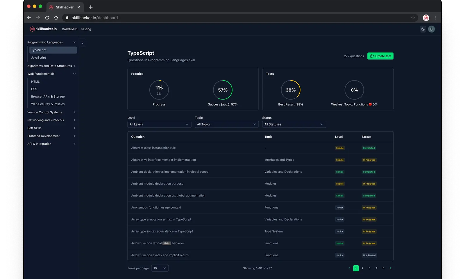Screenshot 2 of SkillHacker