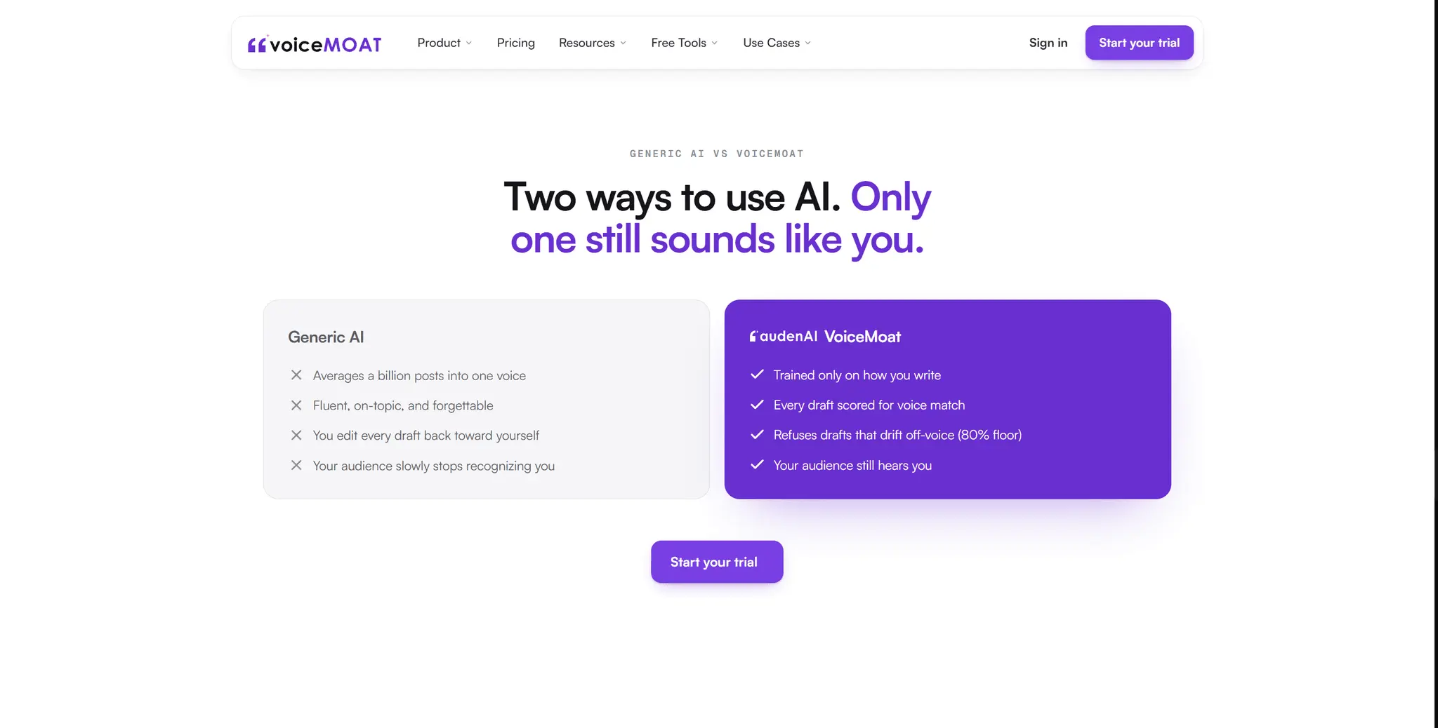 Screenshot 1 of VoiceMoat