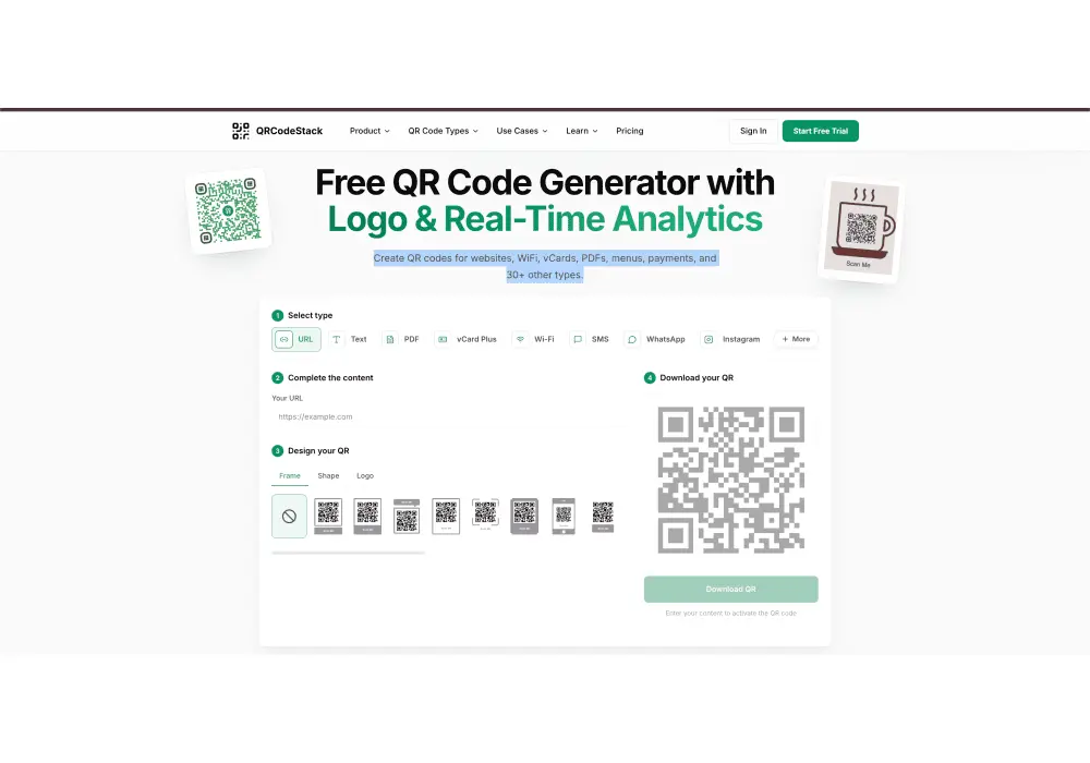 Screenshot 2 of QRCodeStack