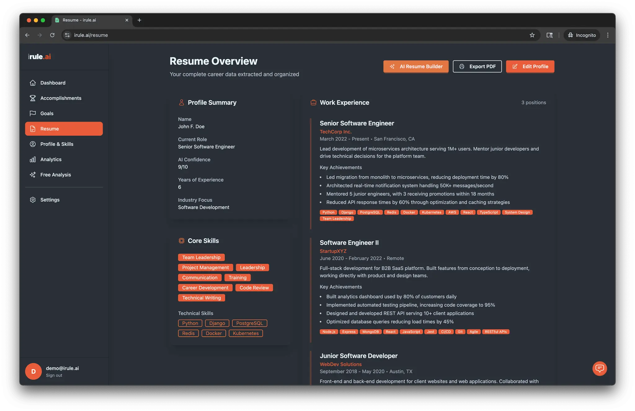 Screenshot 4 of iRule.ai