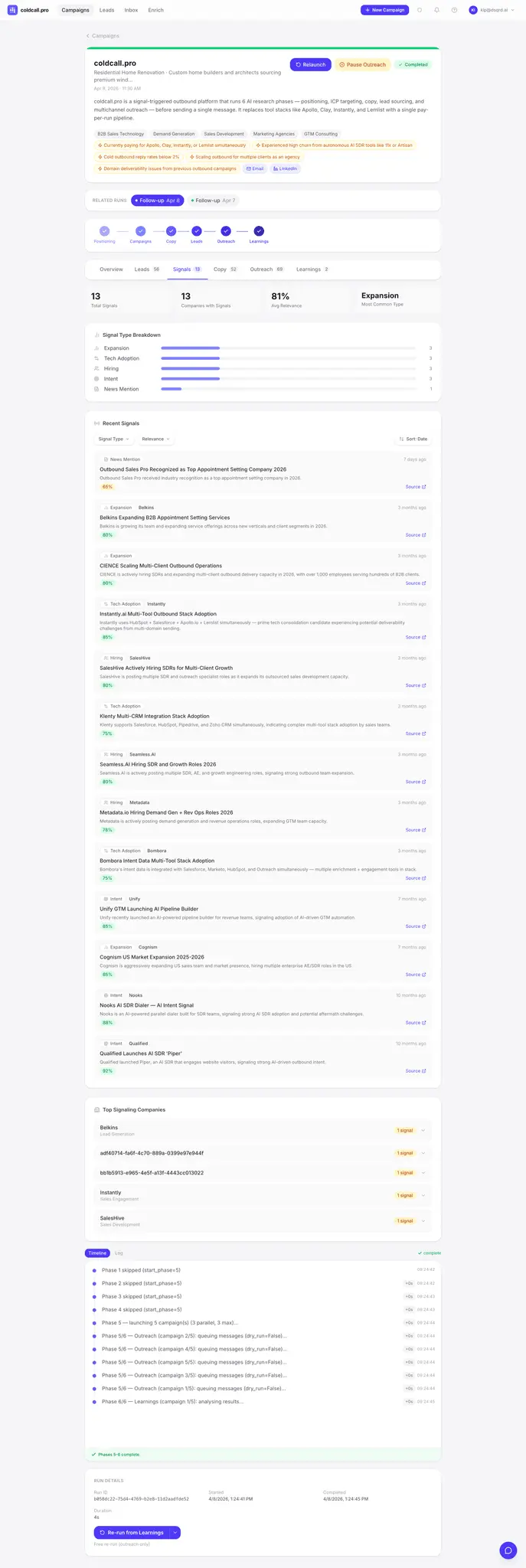 Screenshot 2 of coldcall.pro