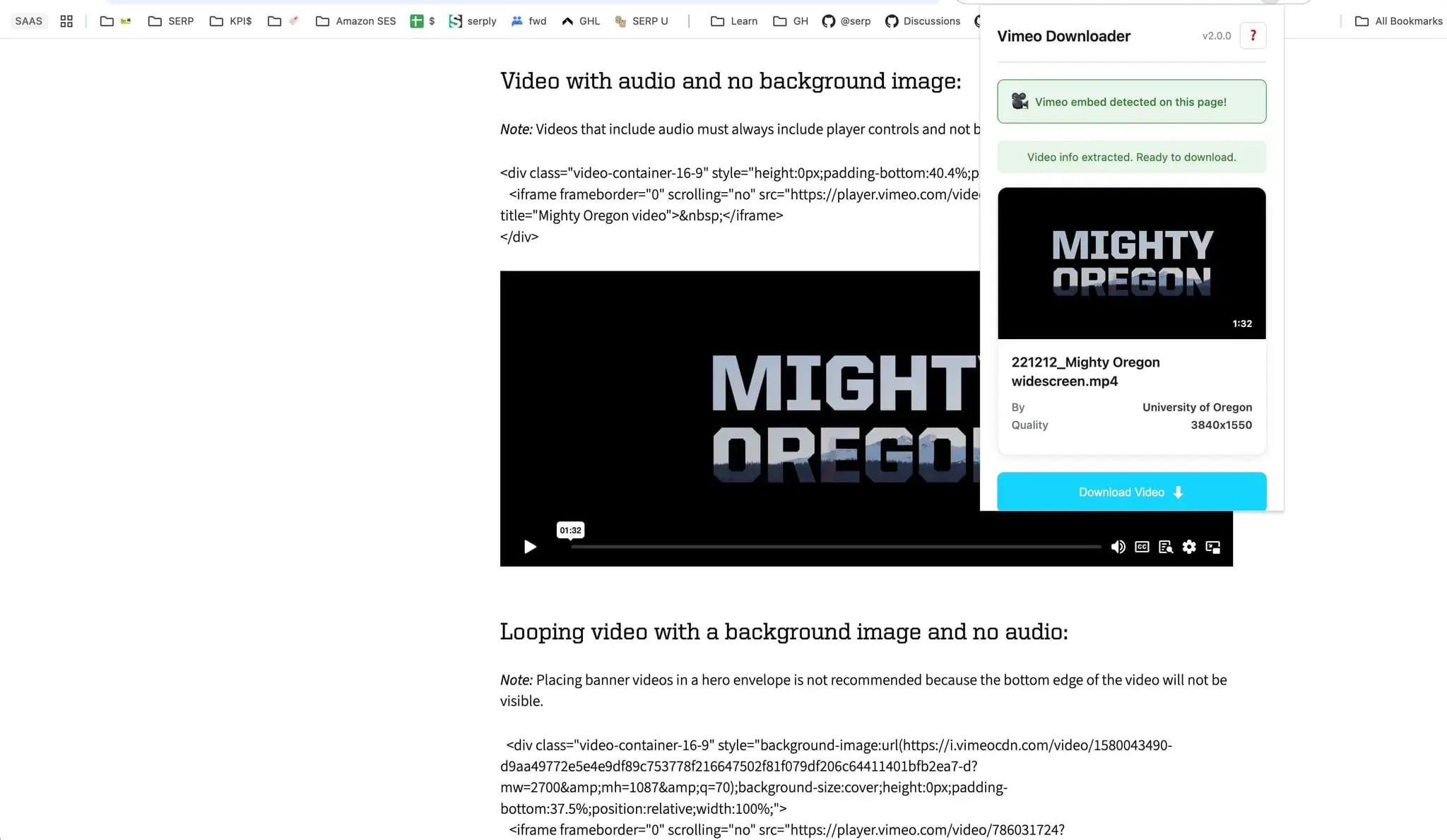 Screenshot 3 of Vimeo Video Downloader