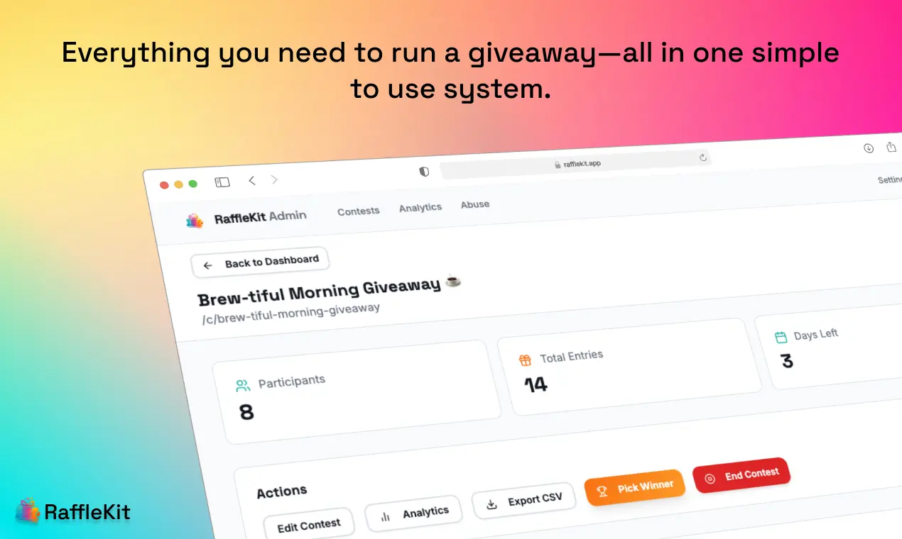 Screenshot 4 of RaffleKit