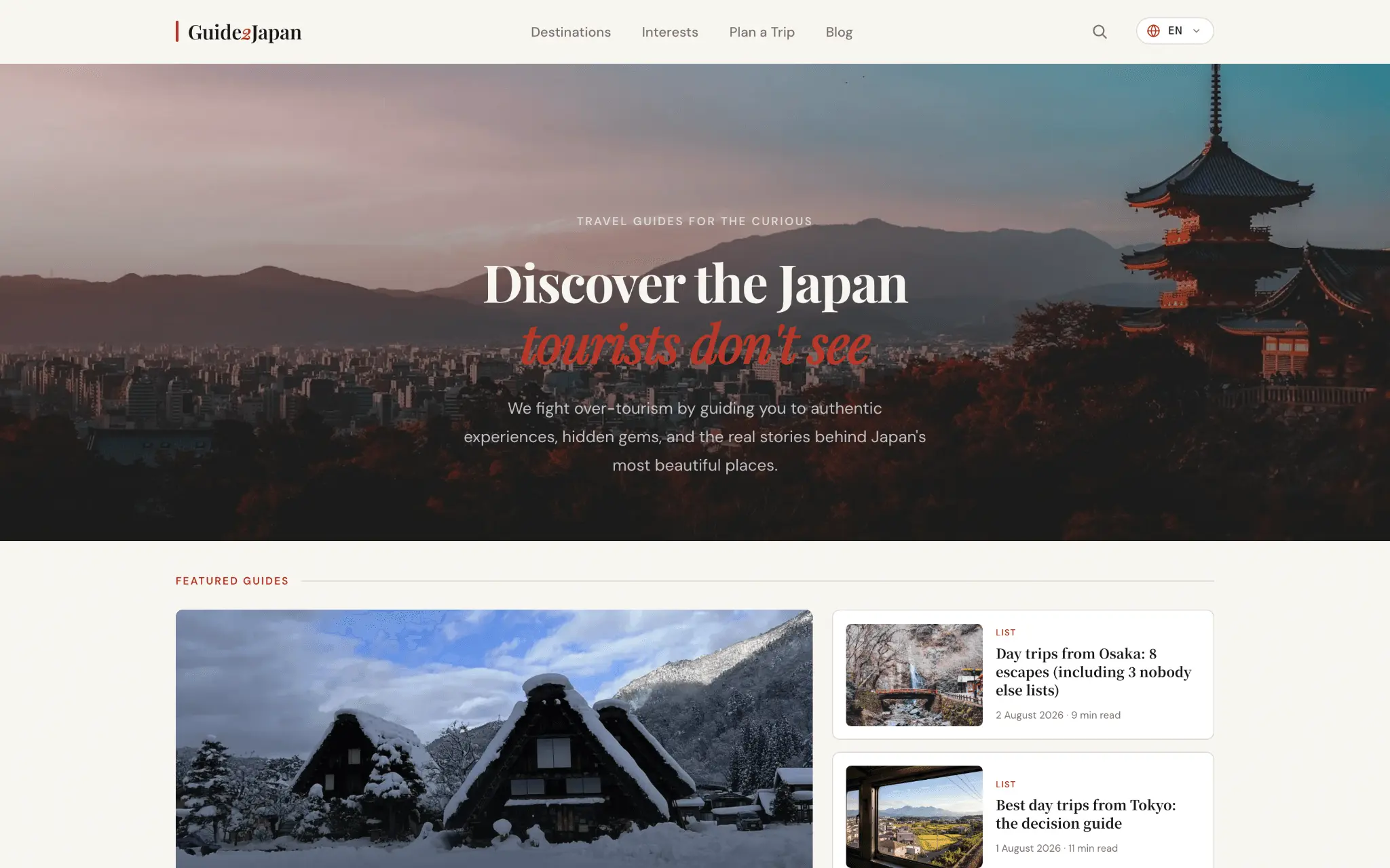 Screenshot 1 of Guide2Japan