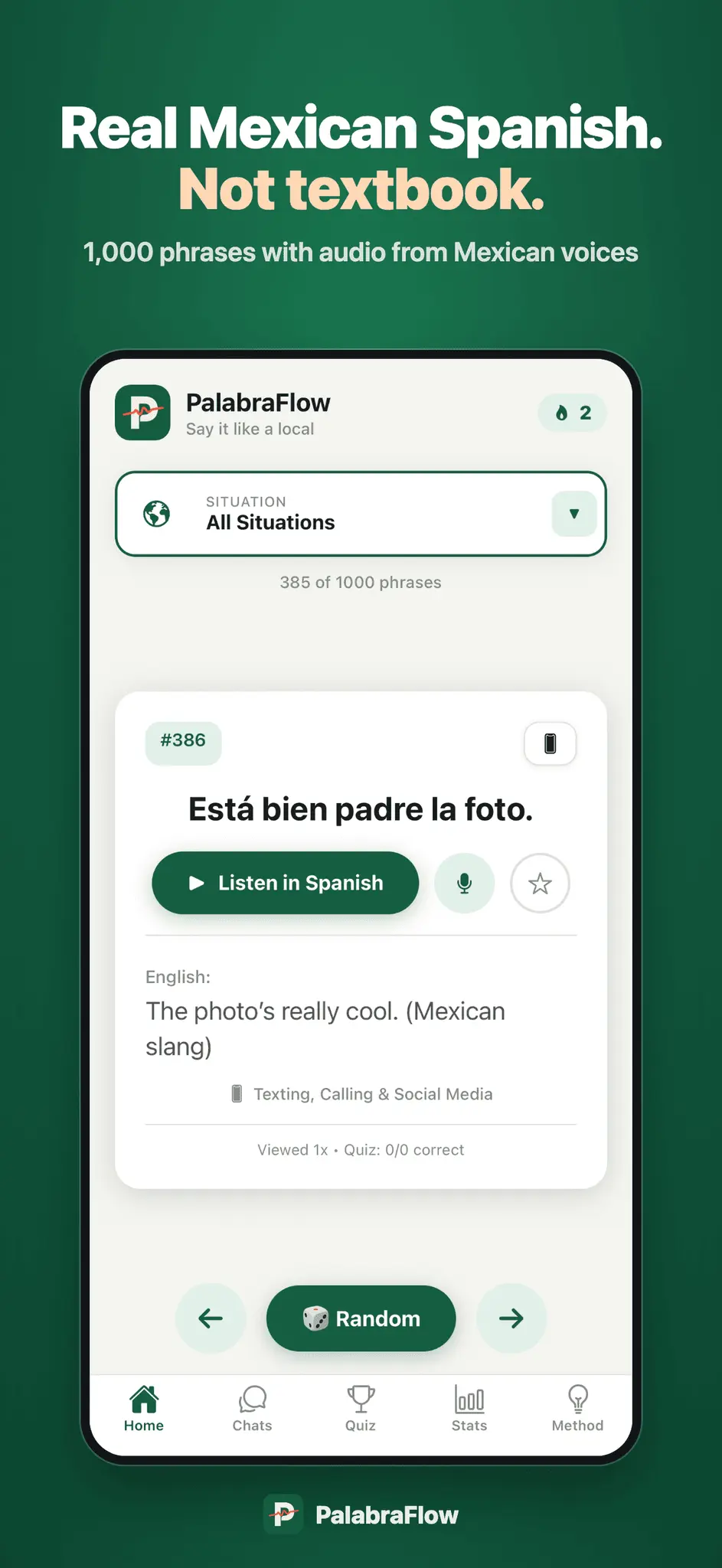 Screenshot 3 of PalabraFlow