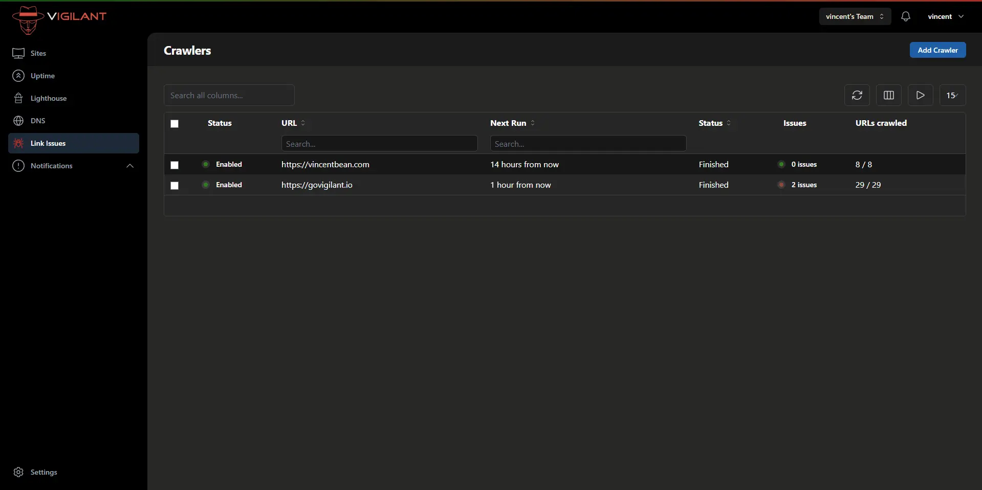Screenshot 2 of Vigilant