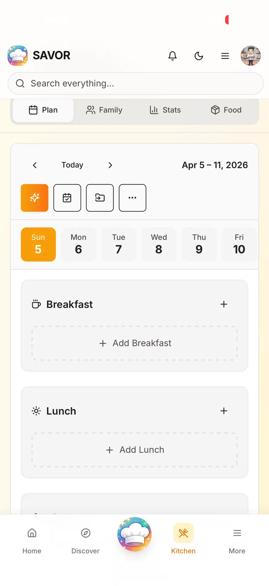 Screenshot 1 of Savor Dish