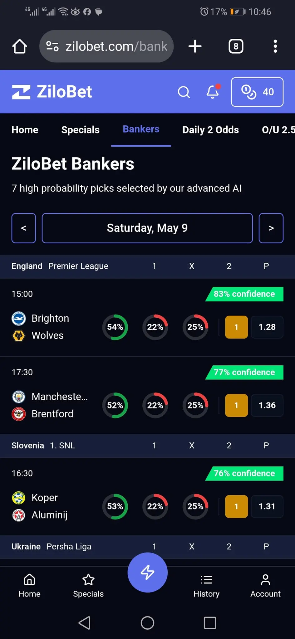 Screenshot 2 of ZiloBet