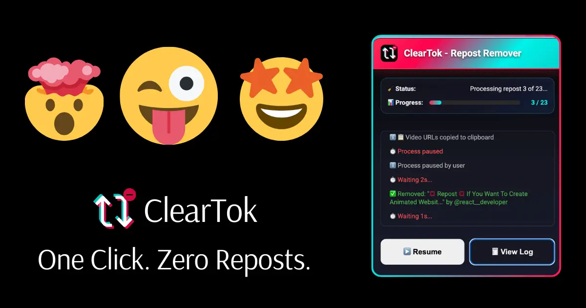 Screenshot 1 of ClearTok