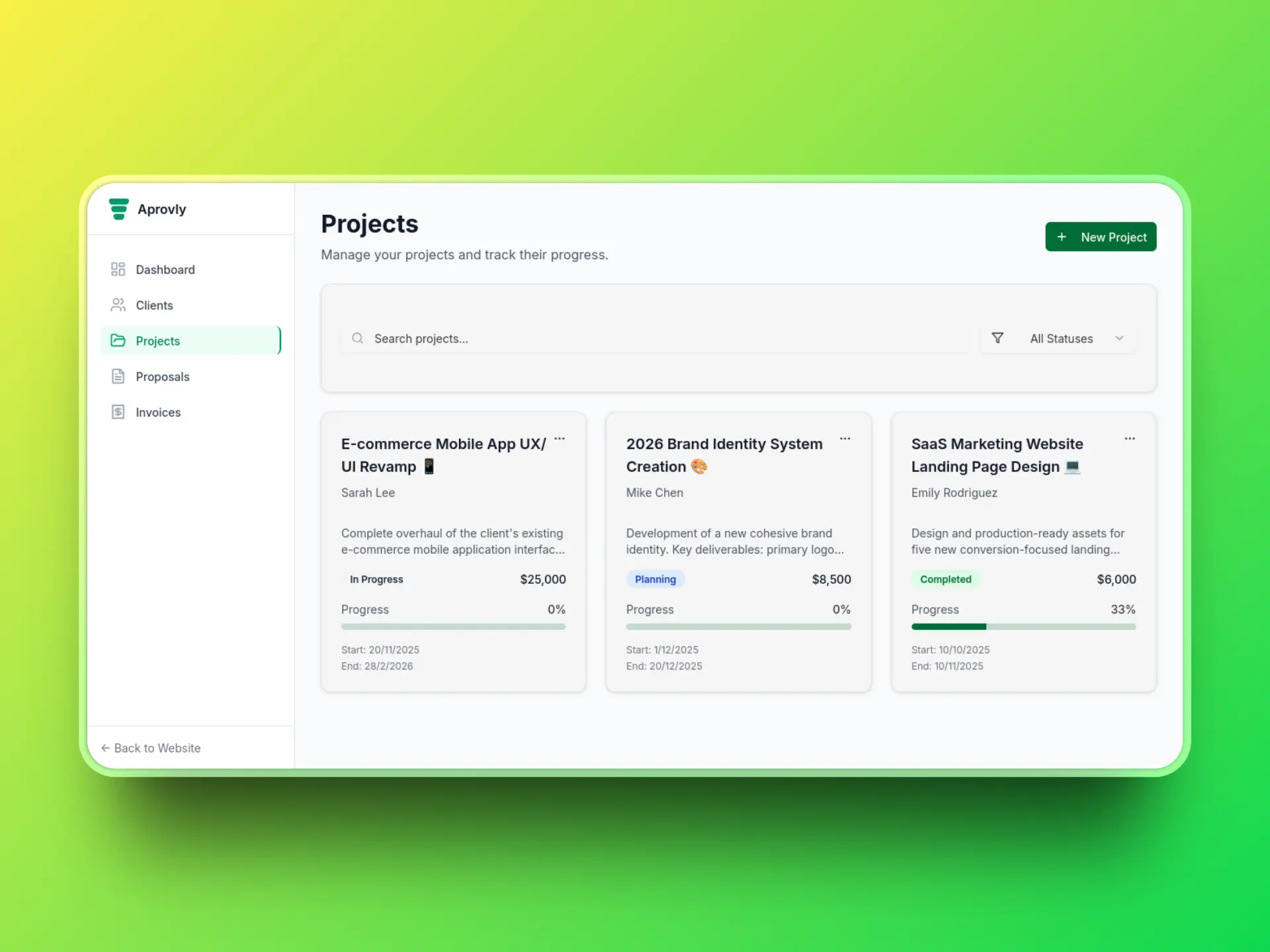Screenshot 1 of Aprovly