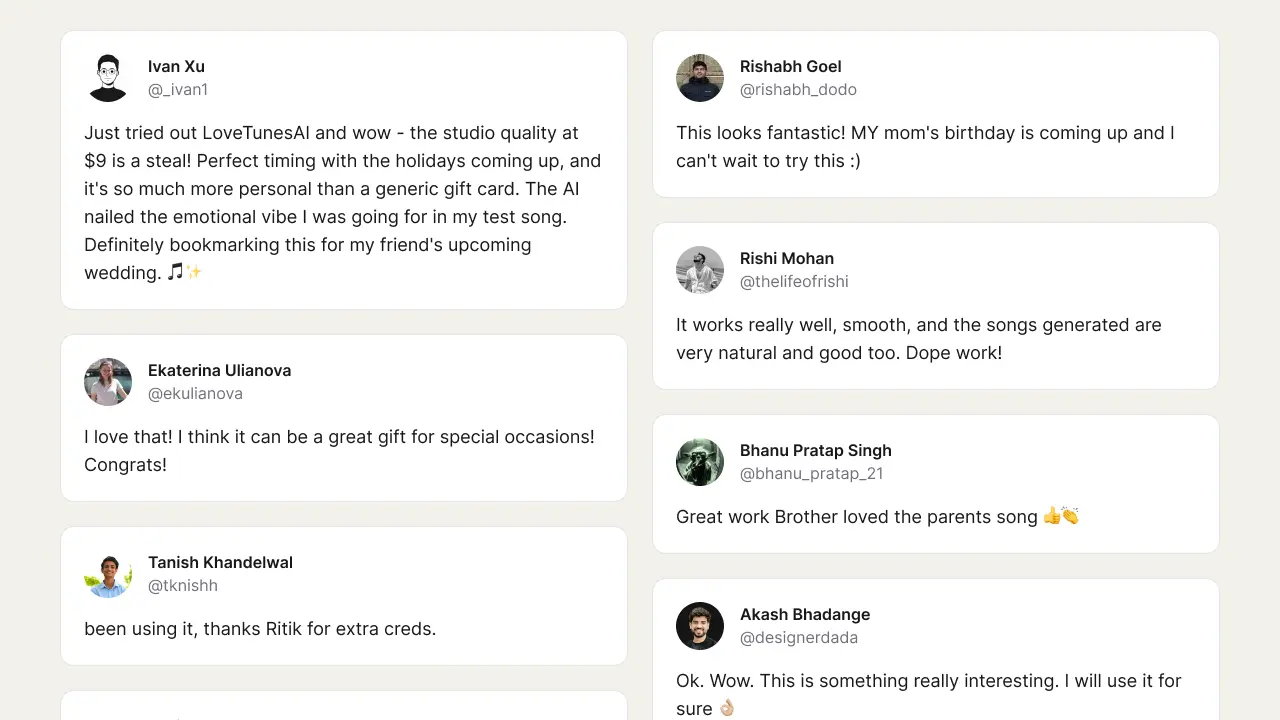Screenshot 2 of LoveTunesAI