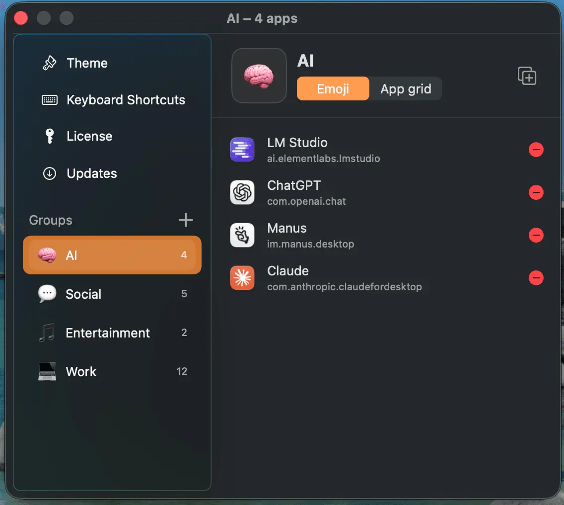 Screenshot 5 of Dock Groups