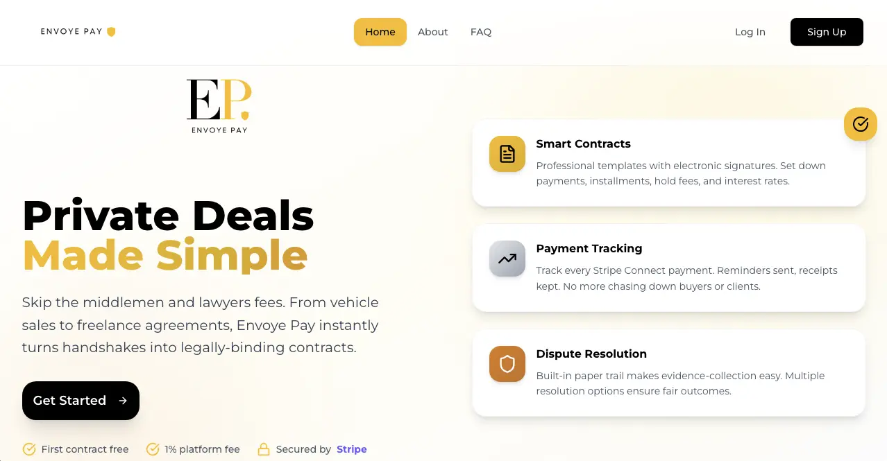Screenshot 1 of Envoye Pay