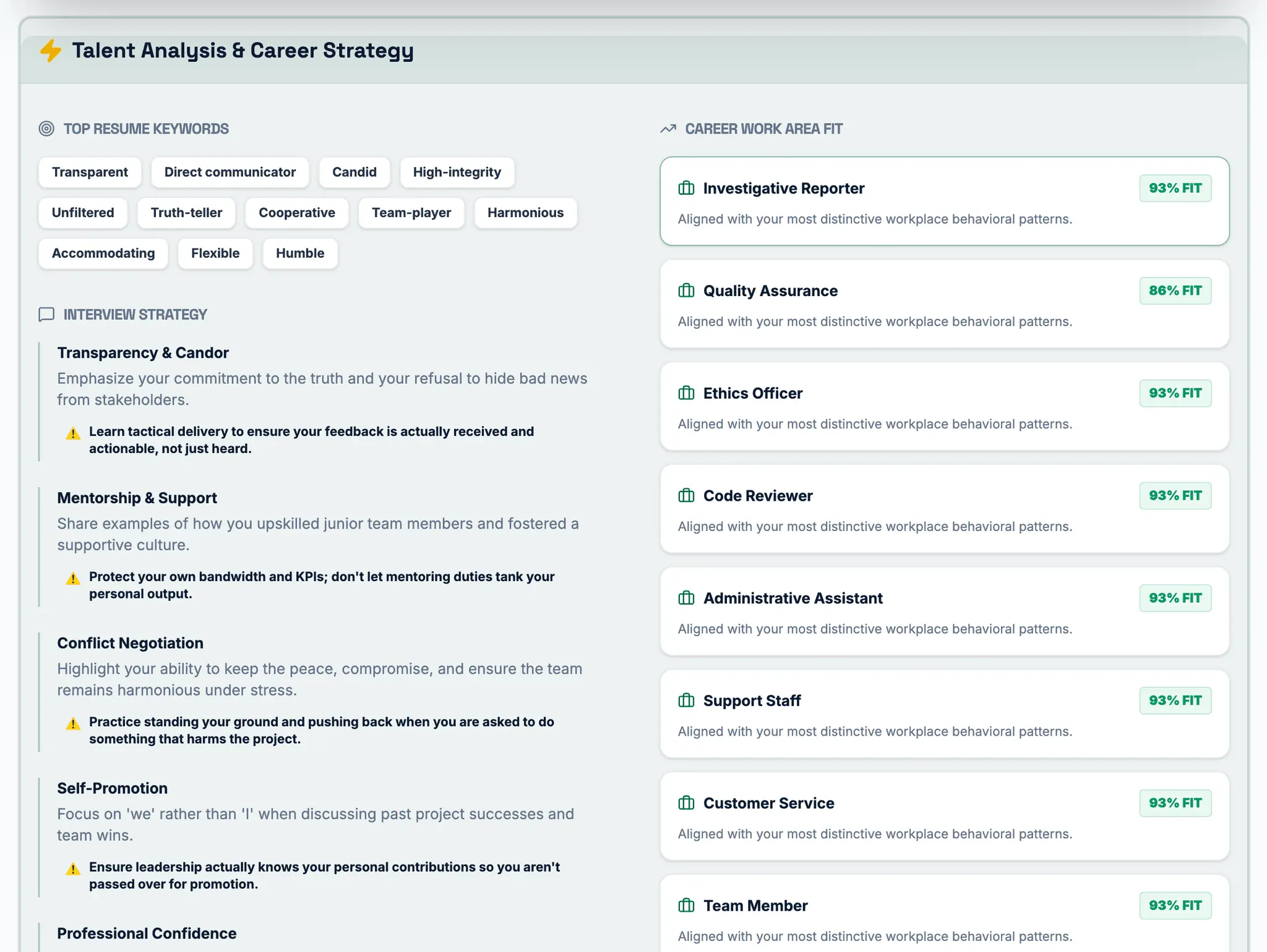 Screenshot 5 of WorkFive - Free Assessment for Work