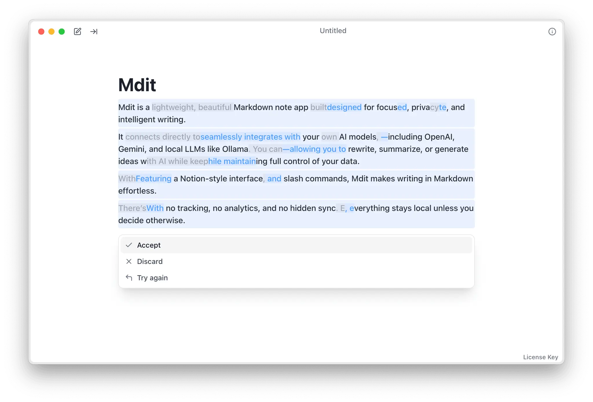 Screenshot 3 of Mdit - Markdown Notes