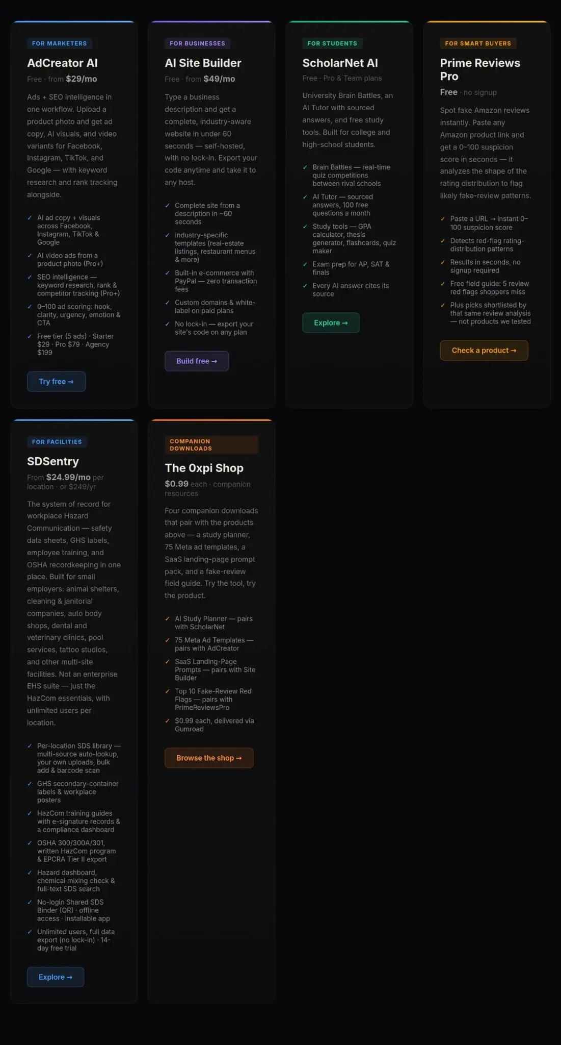 Screenshot 2 of 0xpi