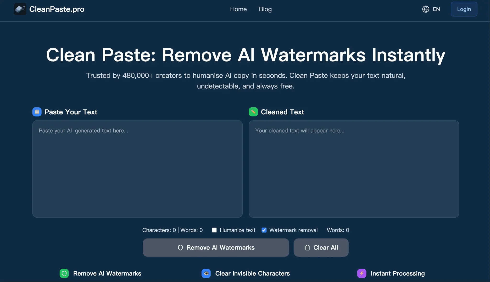 Screenshot 1 of Clean Paste
