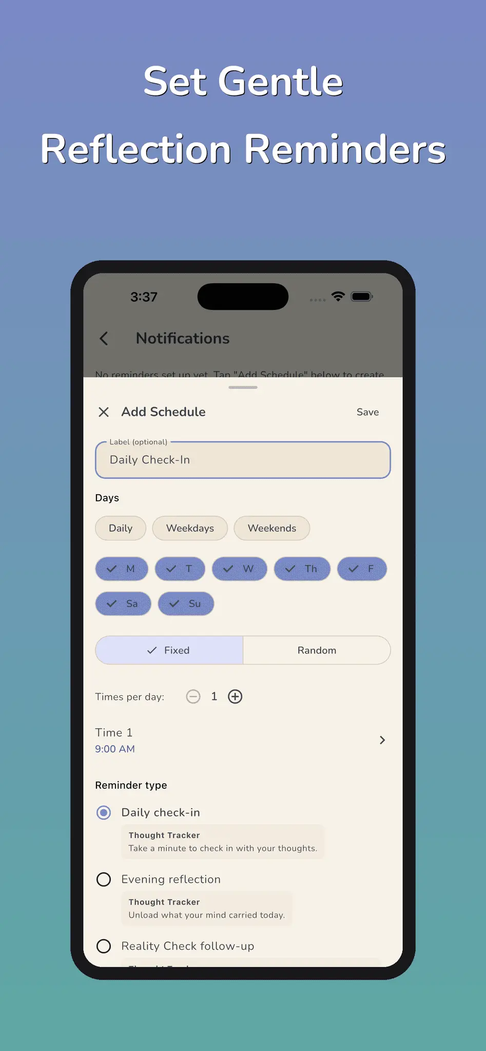 Screenshot 9 of Thought Tracker CBT