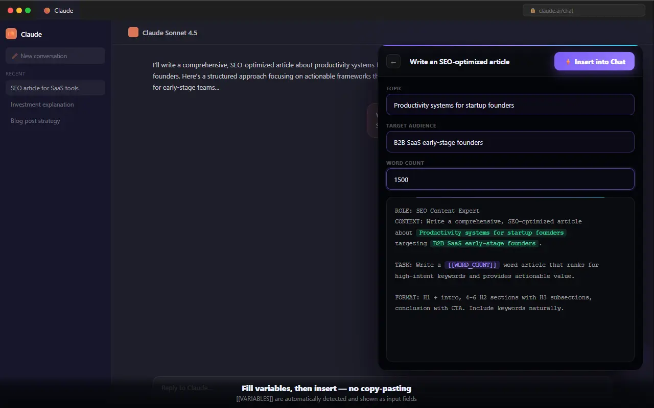 Screenshot 5 of PromptChief