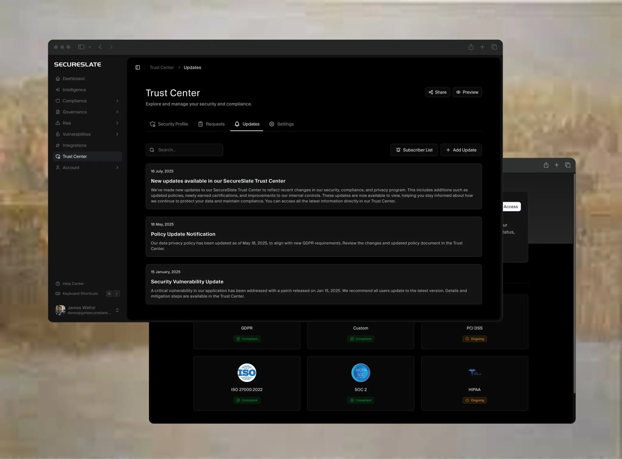 Screenshot 2 of SecureSlate