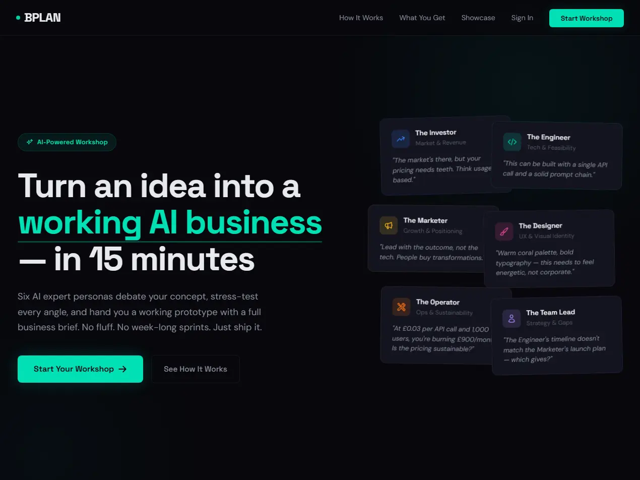 Screenshot 1 of BPLAN