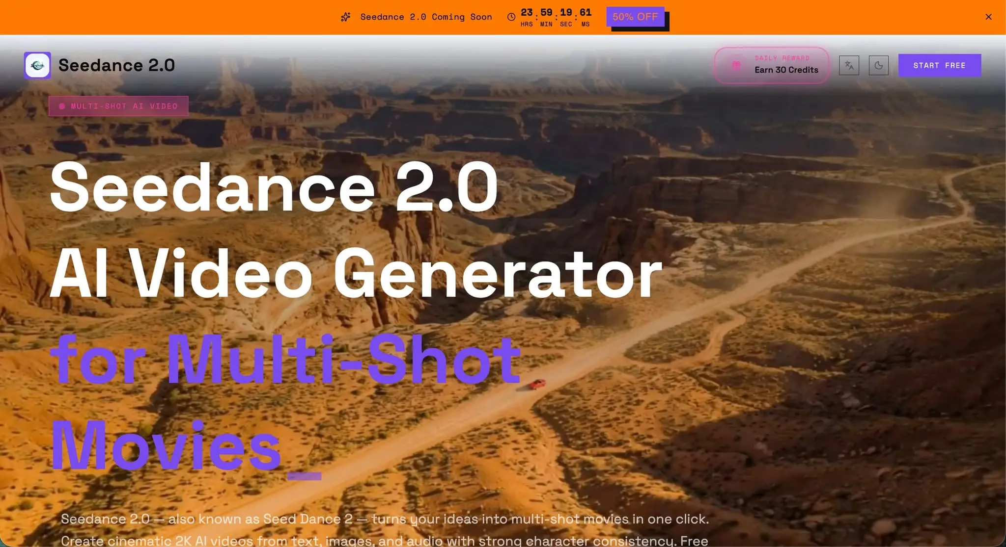 Screenshot 1 of Seedance 2.0