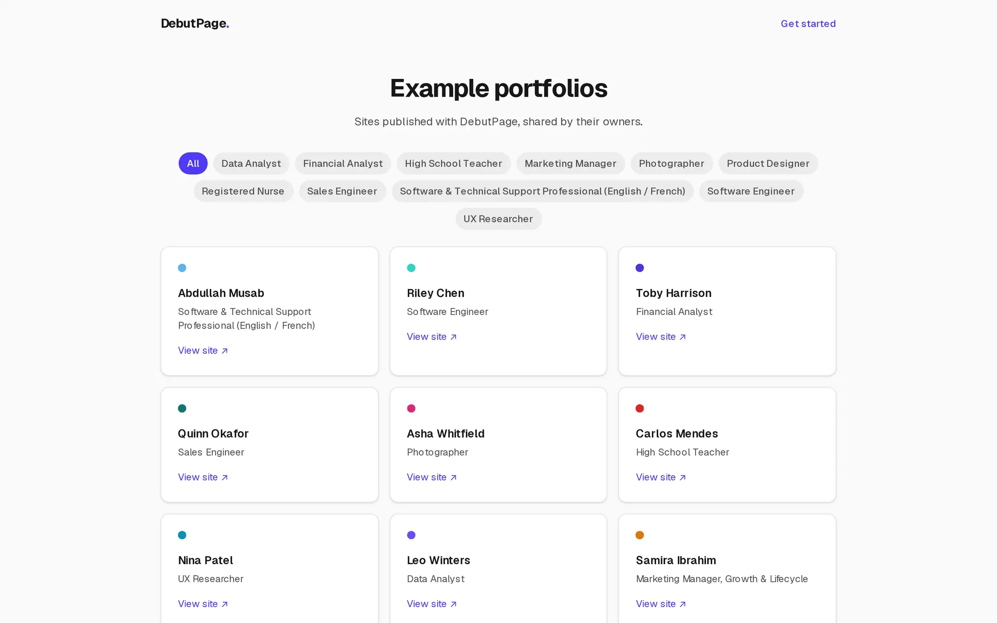 Screenshot 4 of DebutPage
