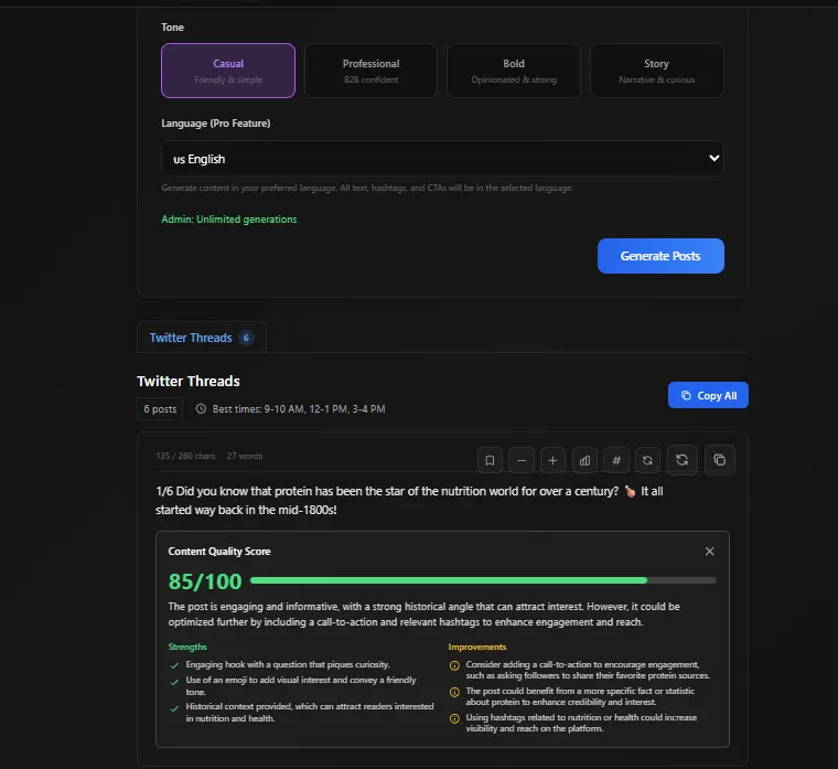 Screenshot 1 of Wiz Write AI