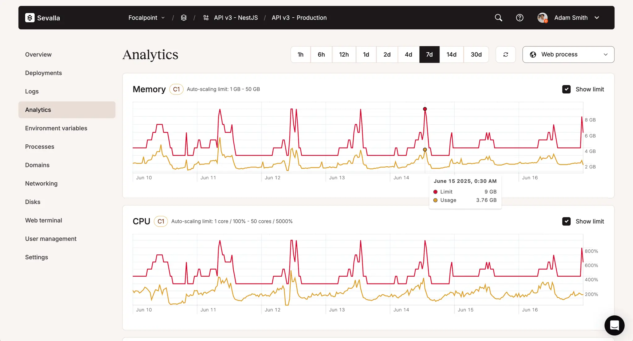 Screenshot 1 of Sevalla