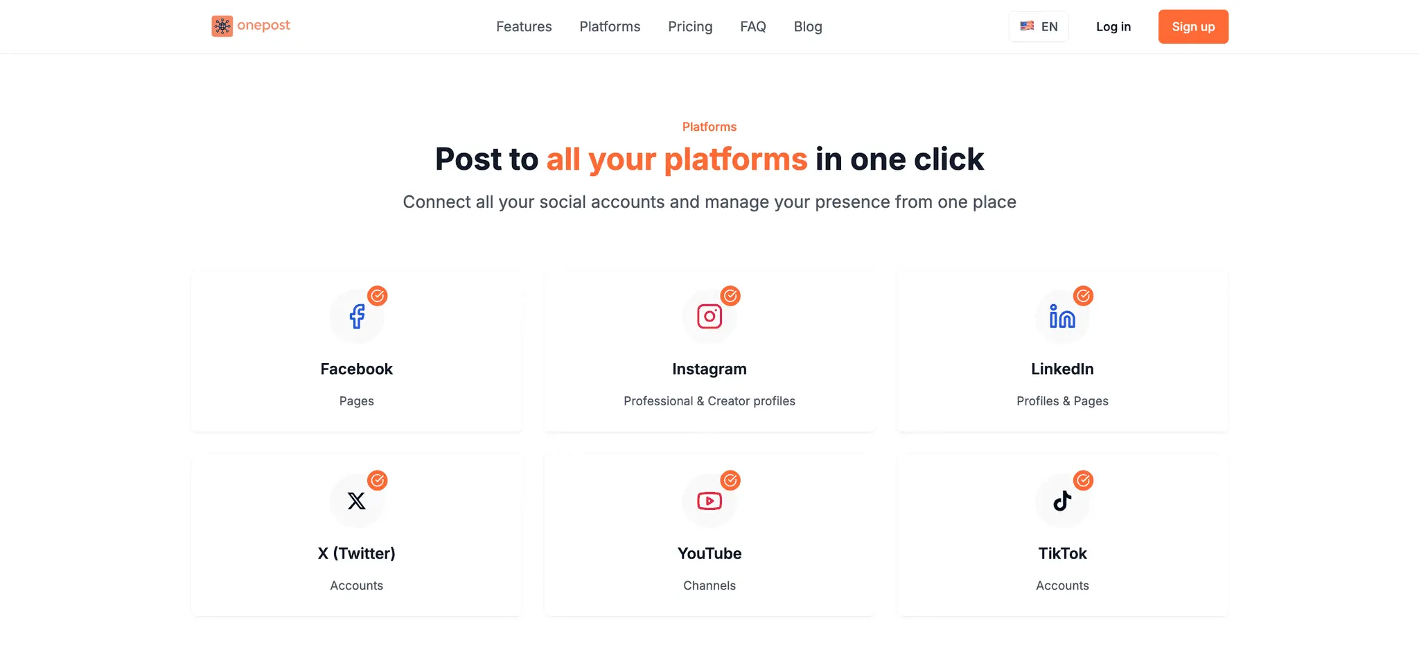 Screenshot 1 of OnePost