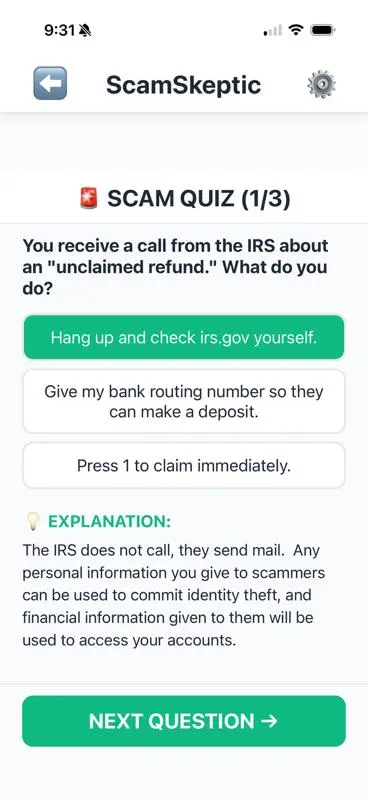 Screenshot 5 of ScamSkeptic