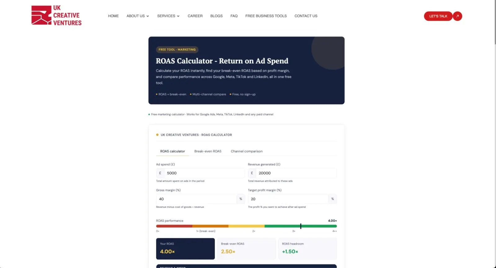 Screenshot 2 of ROAS Calculator