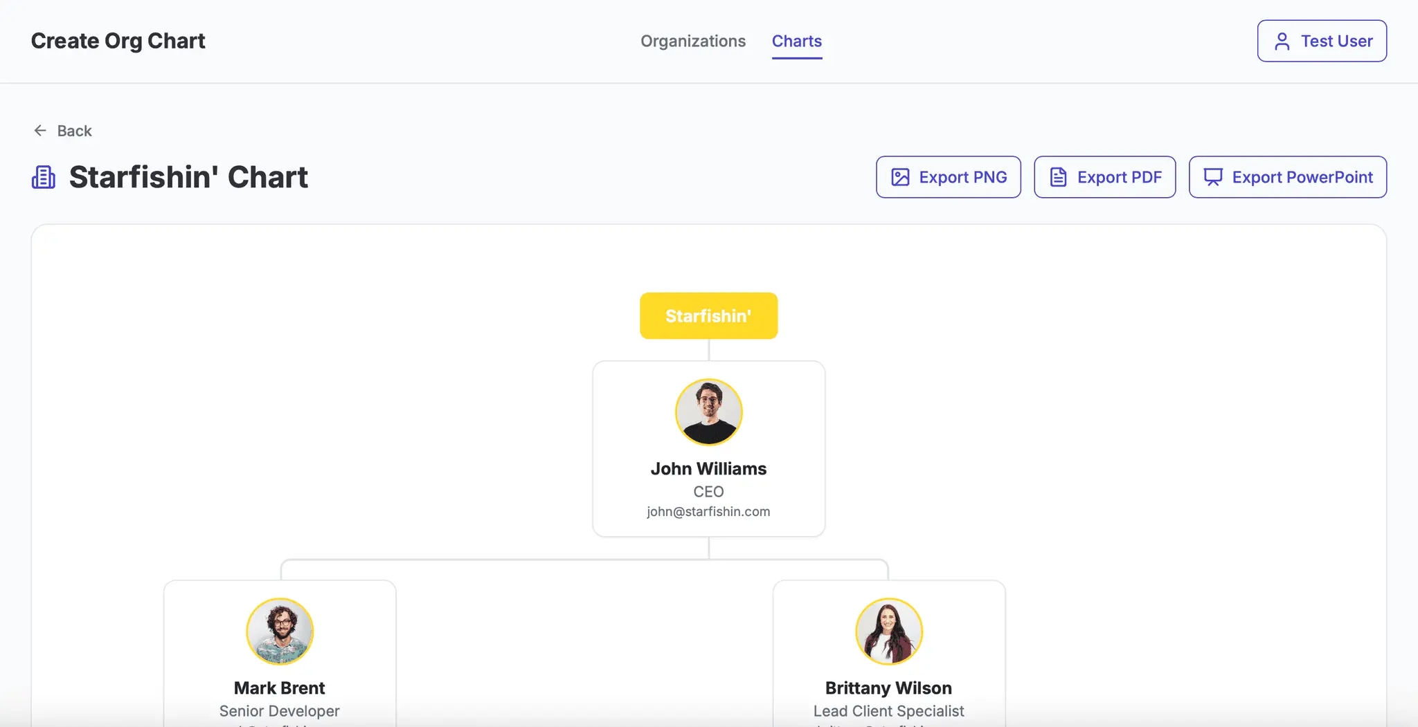 Screenshot 2 of Create Org Chart