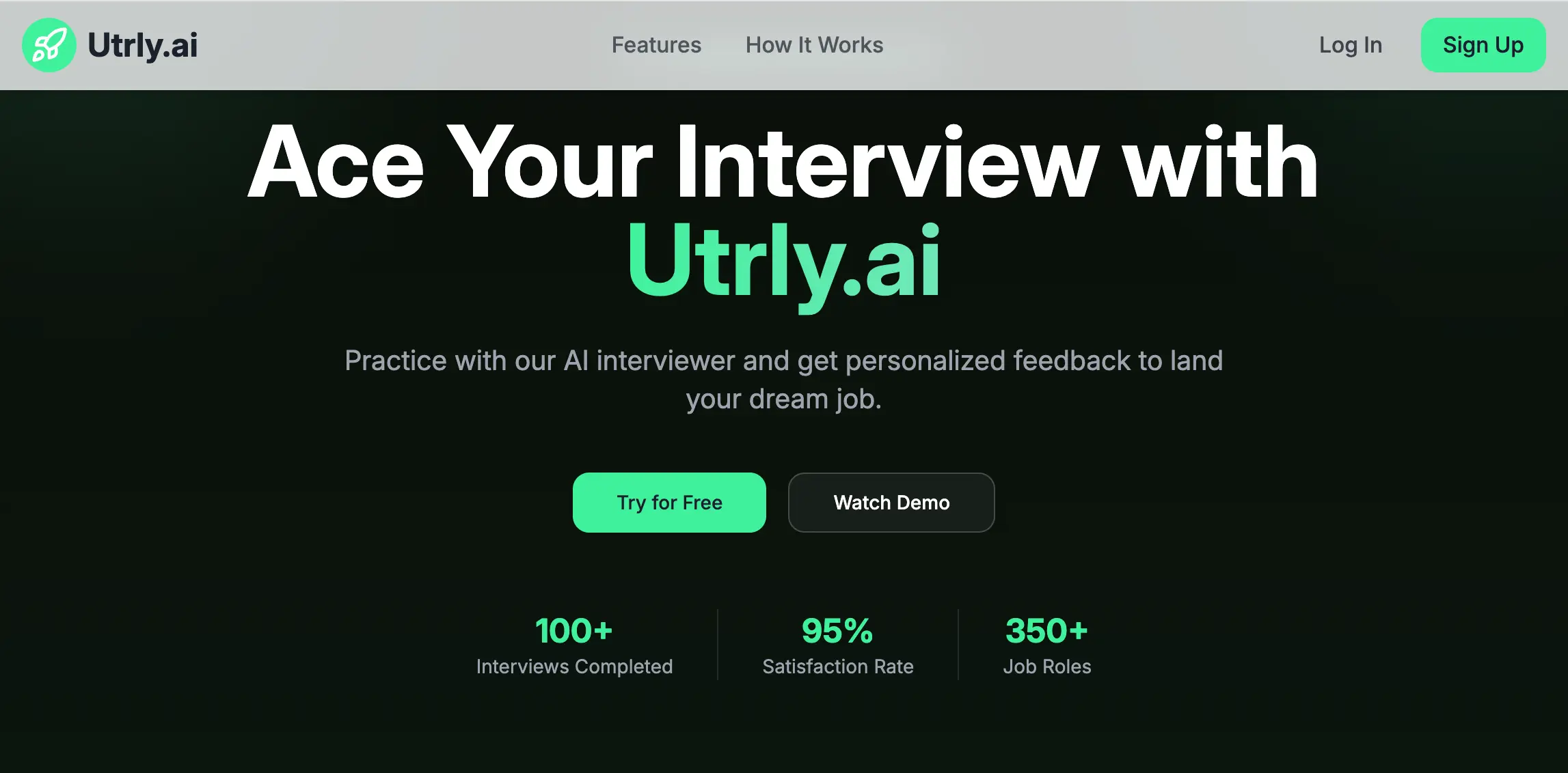 Screenshot 1 of Utrly.ai
