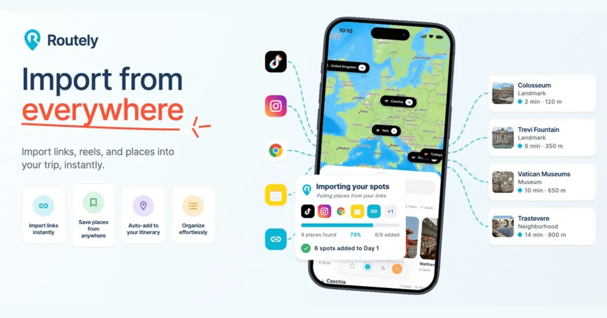 Screenshot 1 of Routely