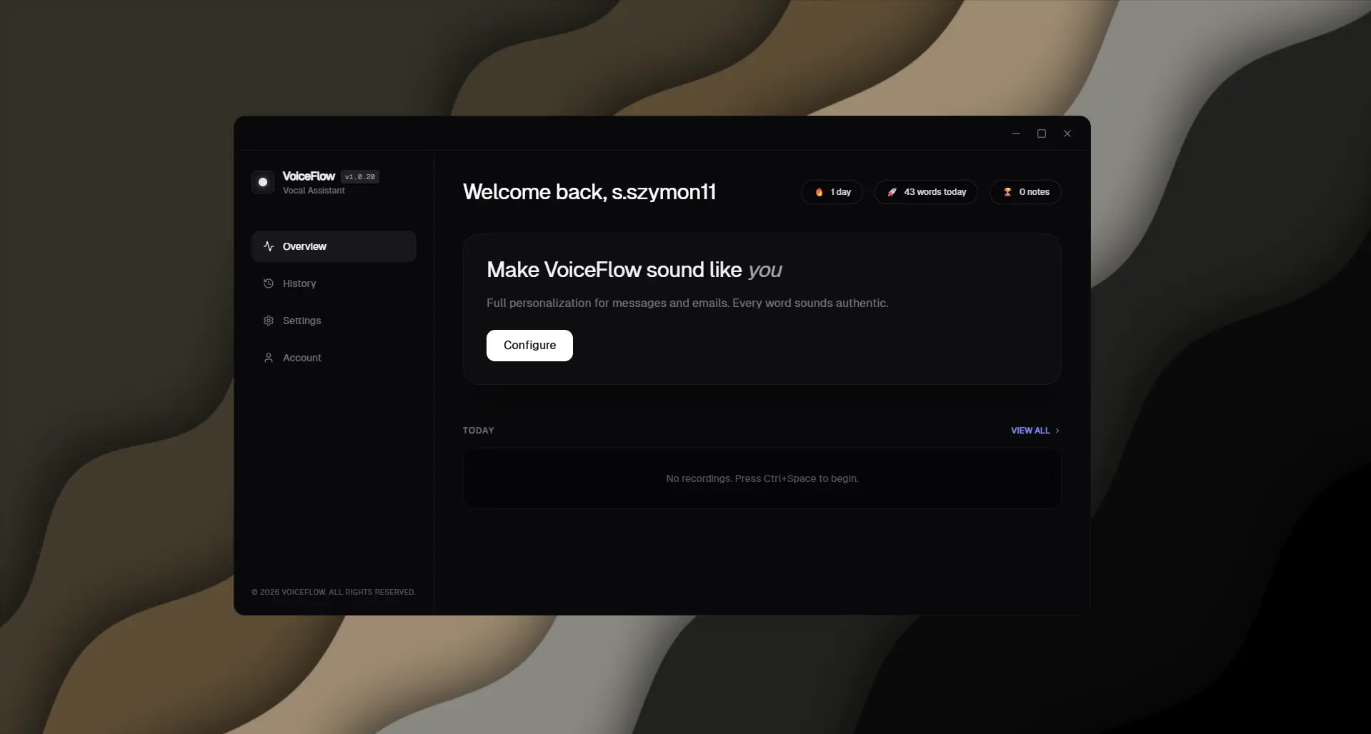 Screenshot 2 of VoiceFlow