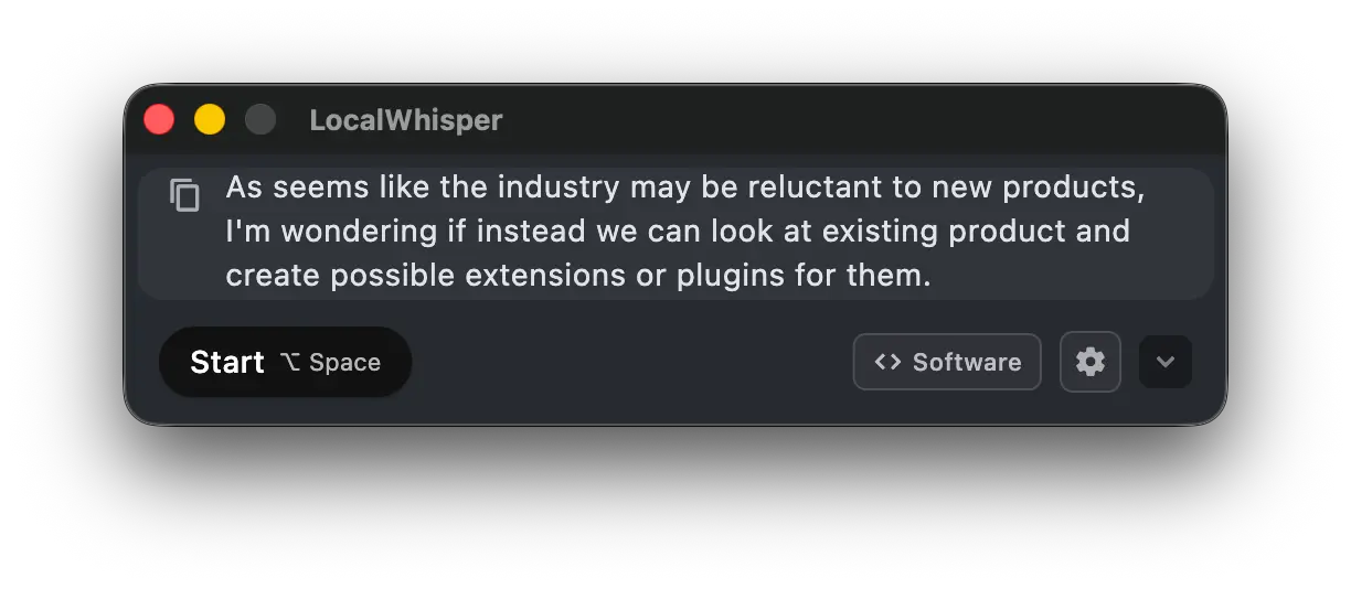 Screenshot 4 of LocalWhisper