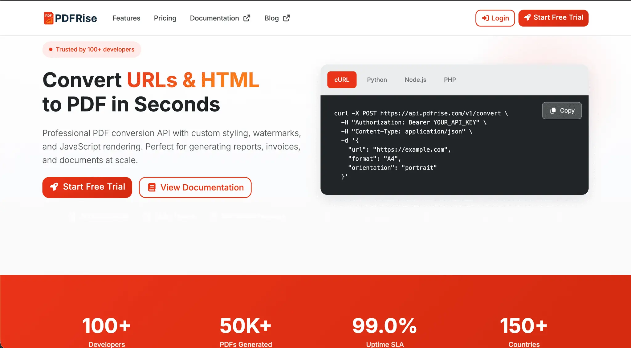 Screenshot 3 of PDF Converter API | Convert URL & HTML