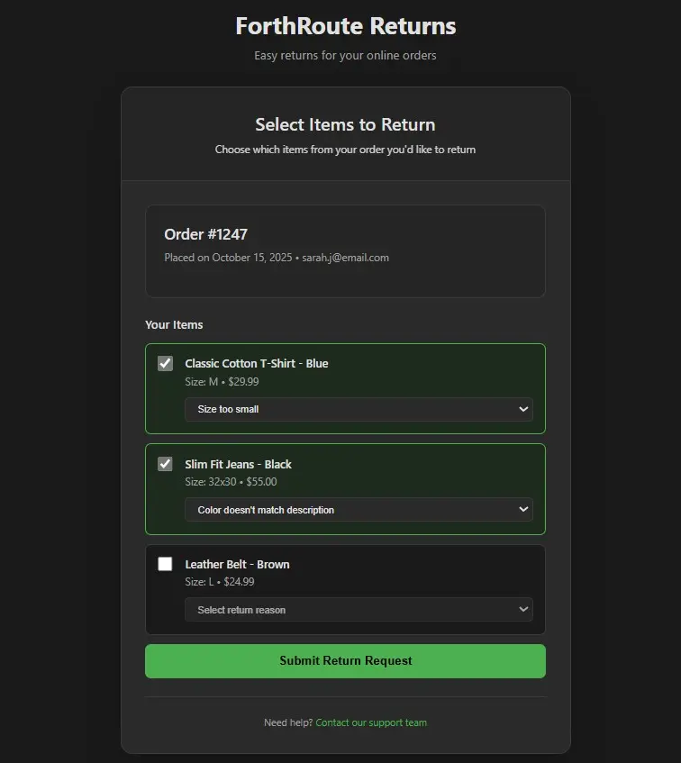 Screenshot 2 of Forthroute