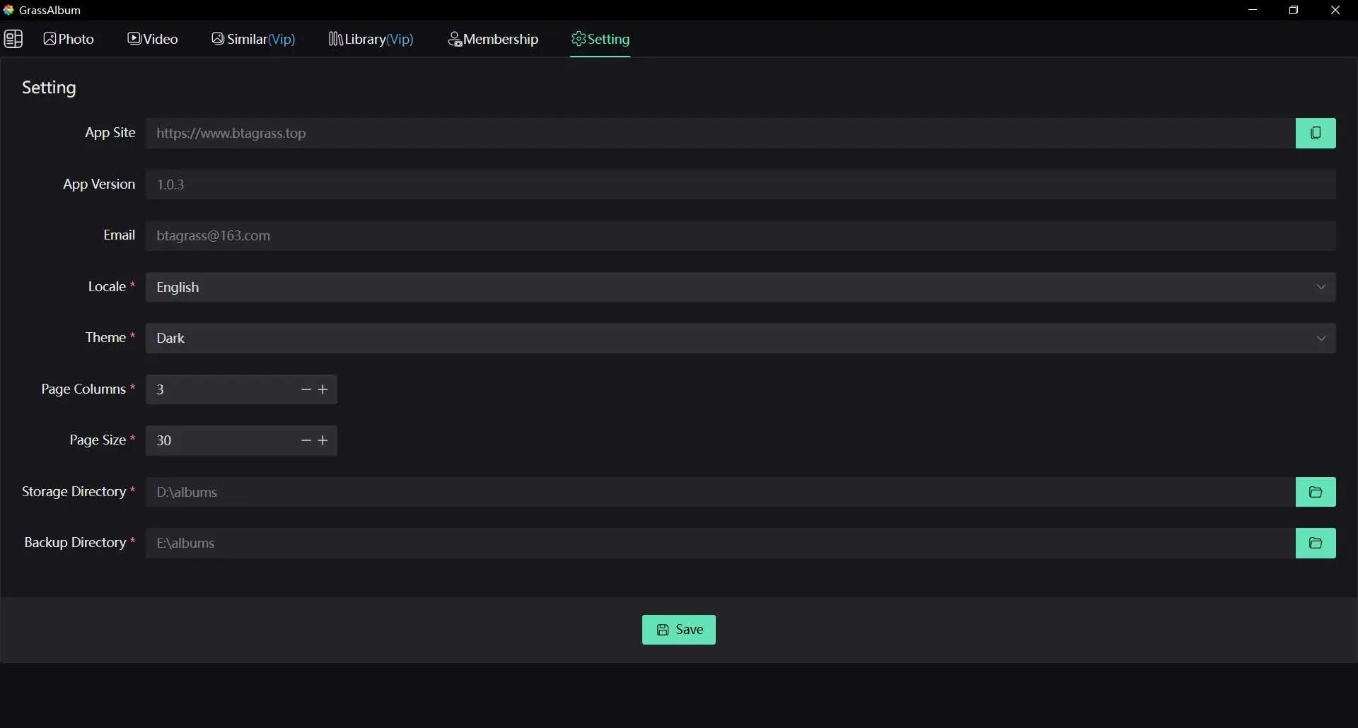 Screenshot 1 of GrassAlbum